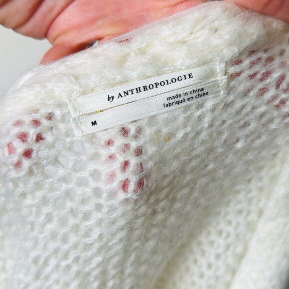 Anthropologie Ivory Florence Cardigan - Picture 4 of 8